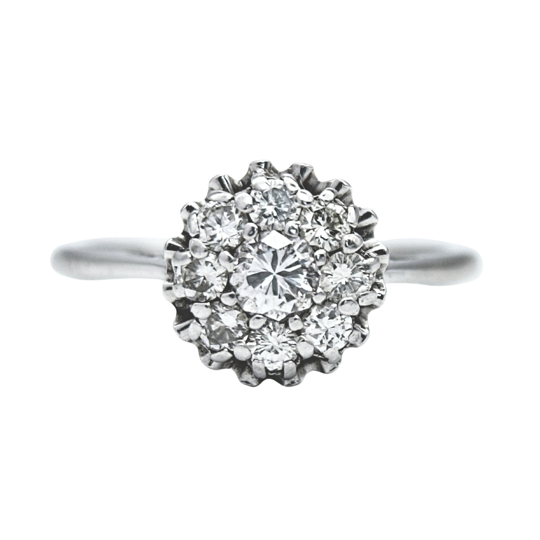 Diamond Cluster Ring