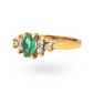 Emerald and Diamond Ring