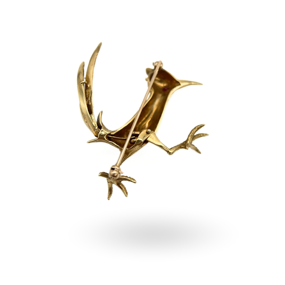 Hammerman Bros. Road Runner Brooch