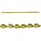 Vintage Peridot Heart Bracelet