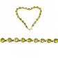 Vintage Peridot Heart Bracelet