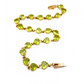 Vintage Peridot Heart Bracelet