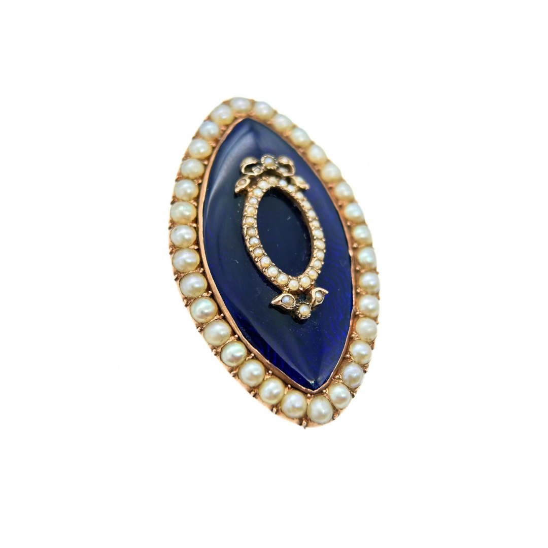 Georgian Navette Brooch