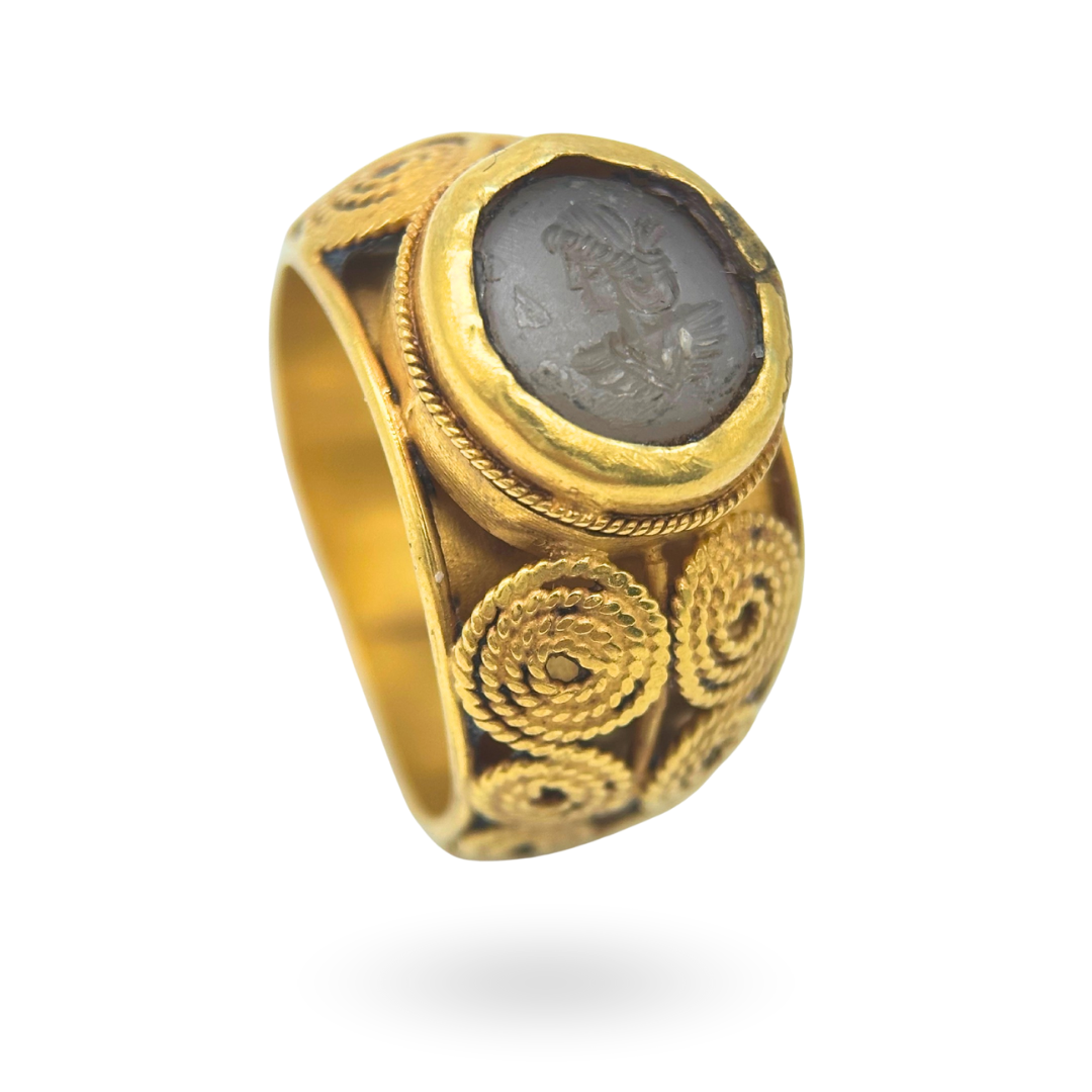 Antique Intaglio Signet Ring