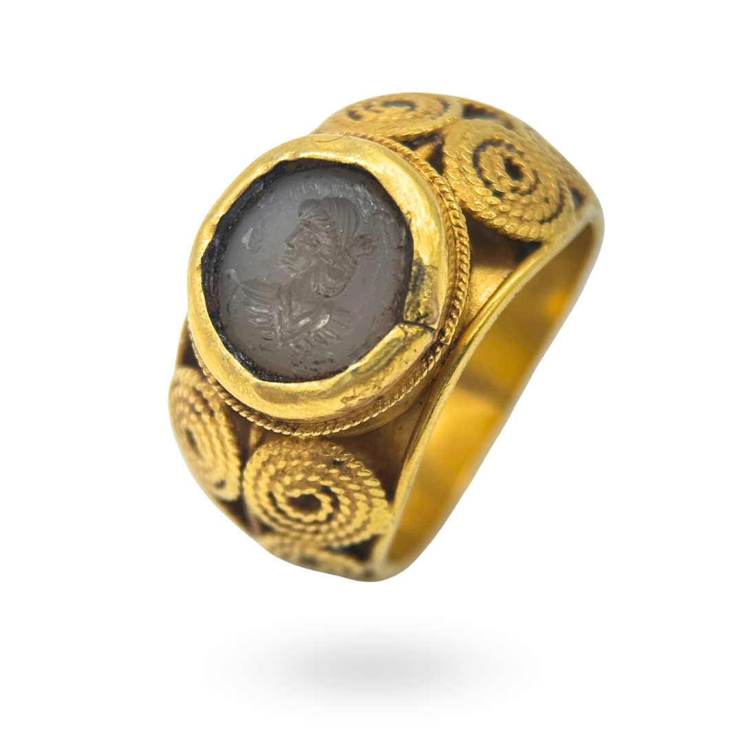 Antique Intaglio Signet Ring