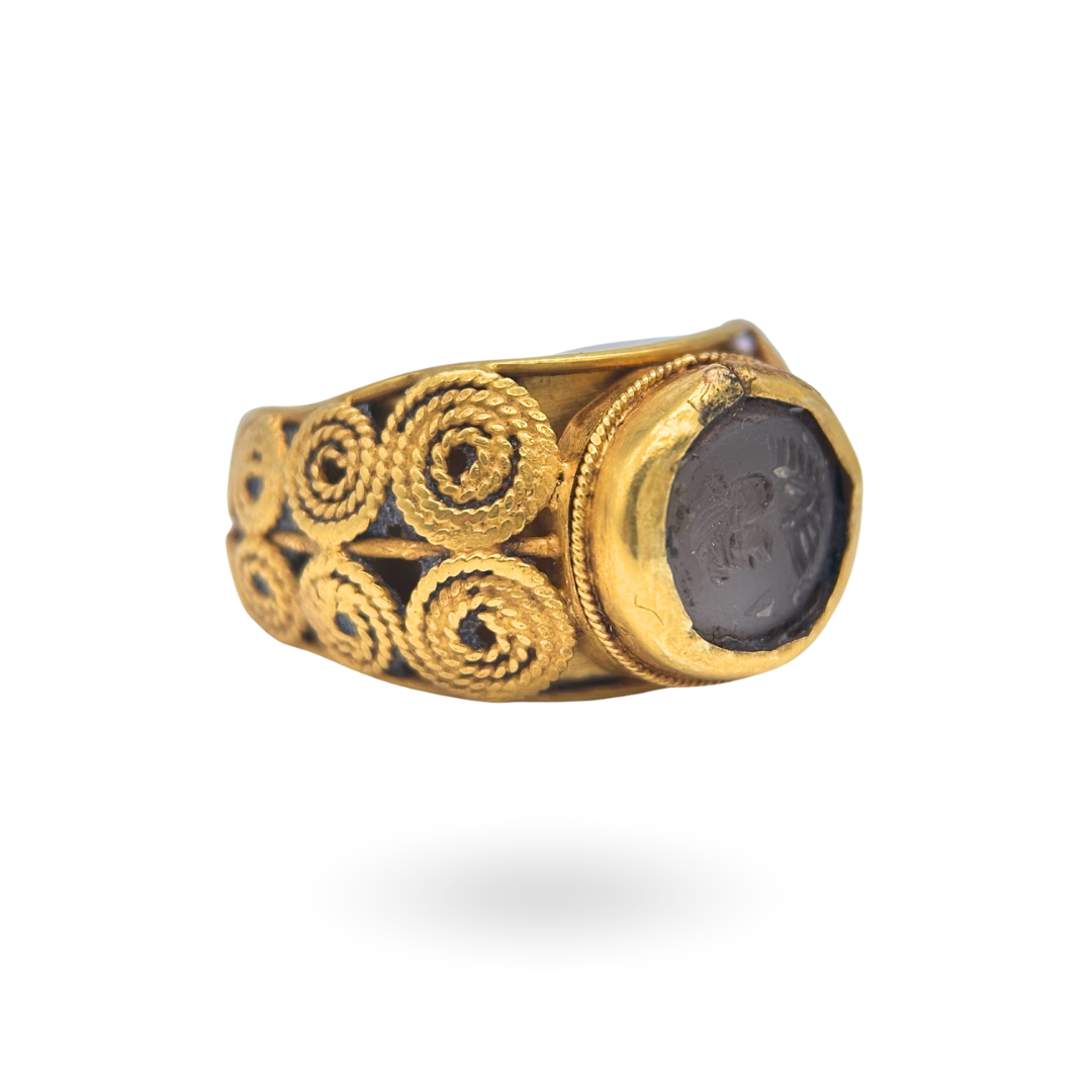 Antique Intaglio Signet Ring