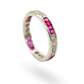 Ruby and Diamond Eternity Band