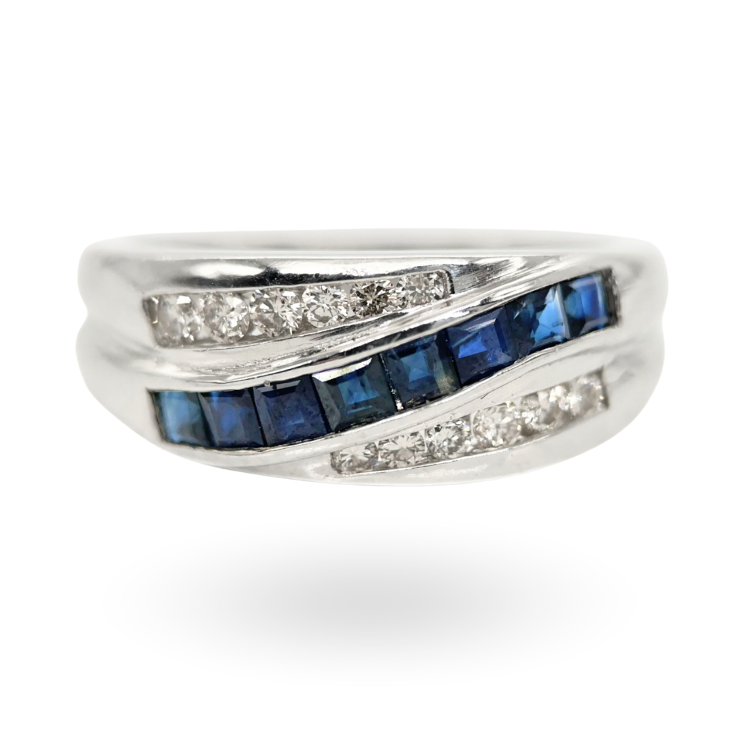 Sapphire and Diamond Ring