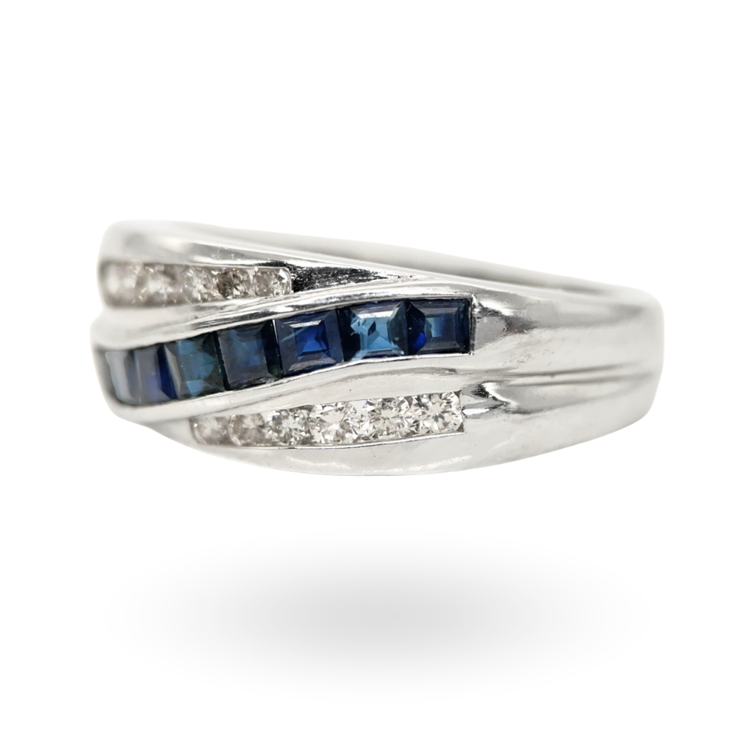 Sapphire and Diamond Ring