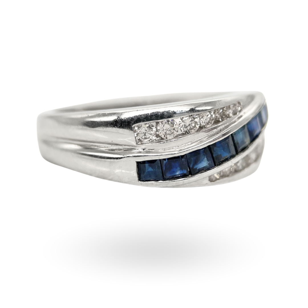 Sapphire and Diamond Ring