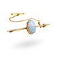 Antique Opal Bar Brooch (9ct Gold)